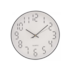 Relógio de Parede em Plástico Quartz Branco com Preto 30,5x4,3cm Lyor