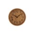 Relógio de Parede Plástico Wood 25,4x3,8cm Lyor