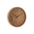 Relógio de Plástico para Parede Wood 25,4cmx3,8cm Lyor