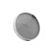 Relógio Parede Cinza 30,5x30,5x4cm Lyor