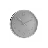 Relógio Parede Cinza 30,5x30,5x4cm Lyor