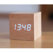 Relógio Wood Square Desembrulha Relógio Wood Square Desembrulha