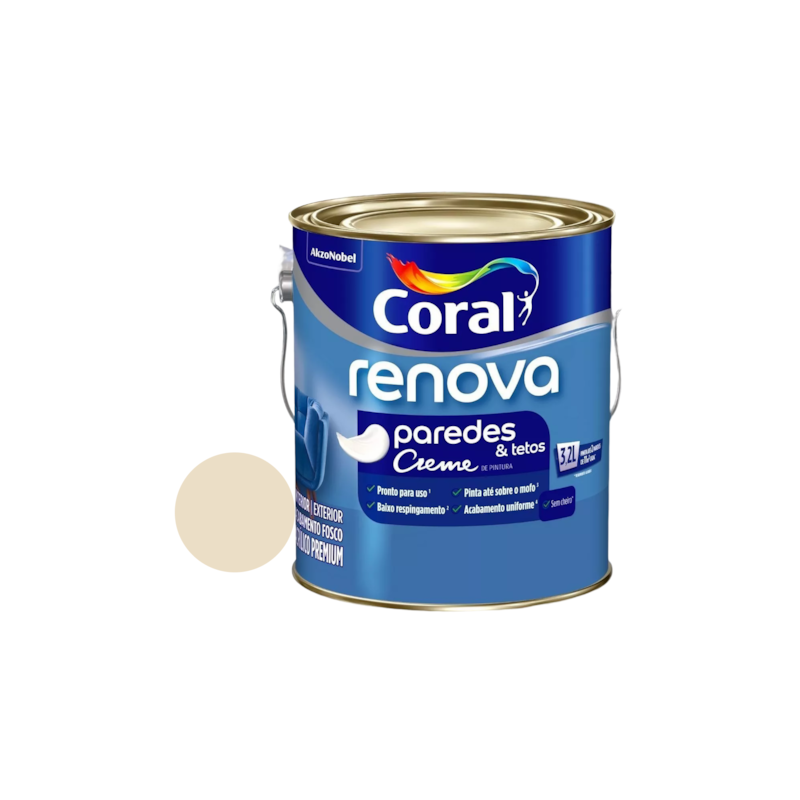 Renova Fosco Palha 3,2L Coral