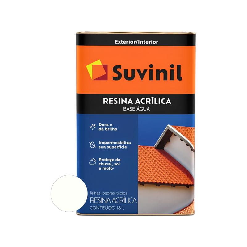 Resina Acrílica Base Água Branca 18L Suvinil