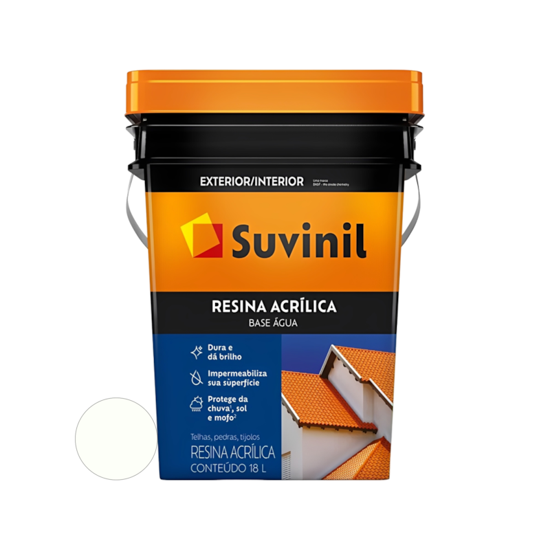 Resina Acrílica Base Água Branco 18L Suvinil
