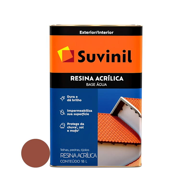 Resina Acrílica Base Água Cerâmica Ônix 18L Suvinil