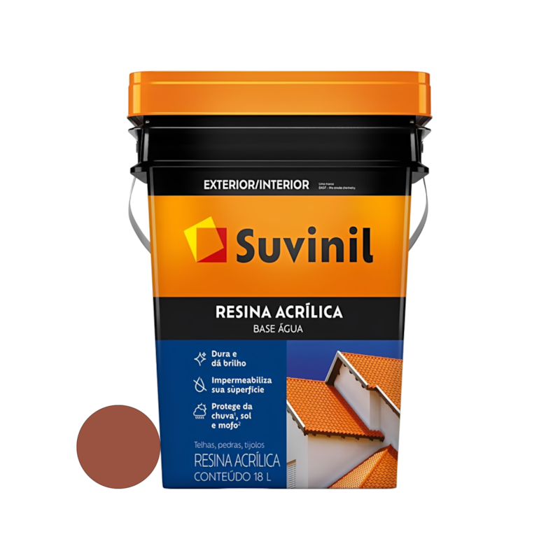 Resina Acrílica Base Água Cerâmica Telha 18L Suvinil
