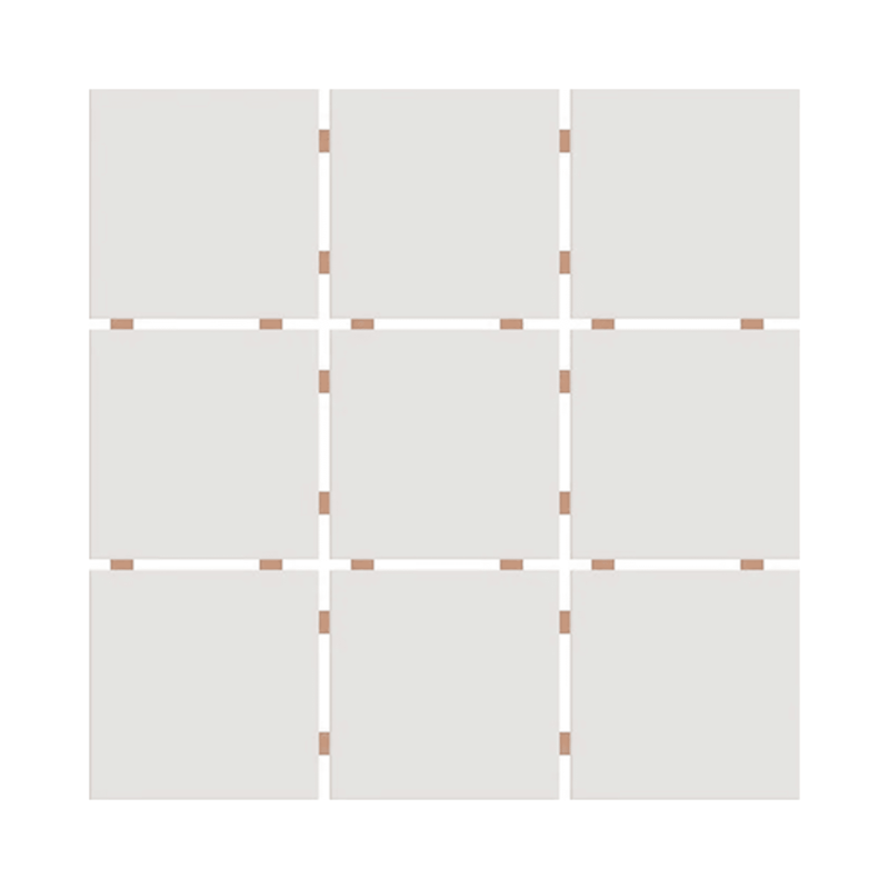 Revestimento 10x10cm Tipo A Cinza Claro Tel 30,7x30,7cm Ceral - 2,07m²