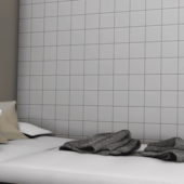 Revestimento 10x10cm Tipo A Cinza Claro Tel 30,7x30,7cm Ceral - 2,07m²