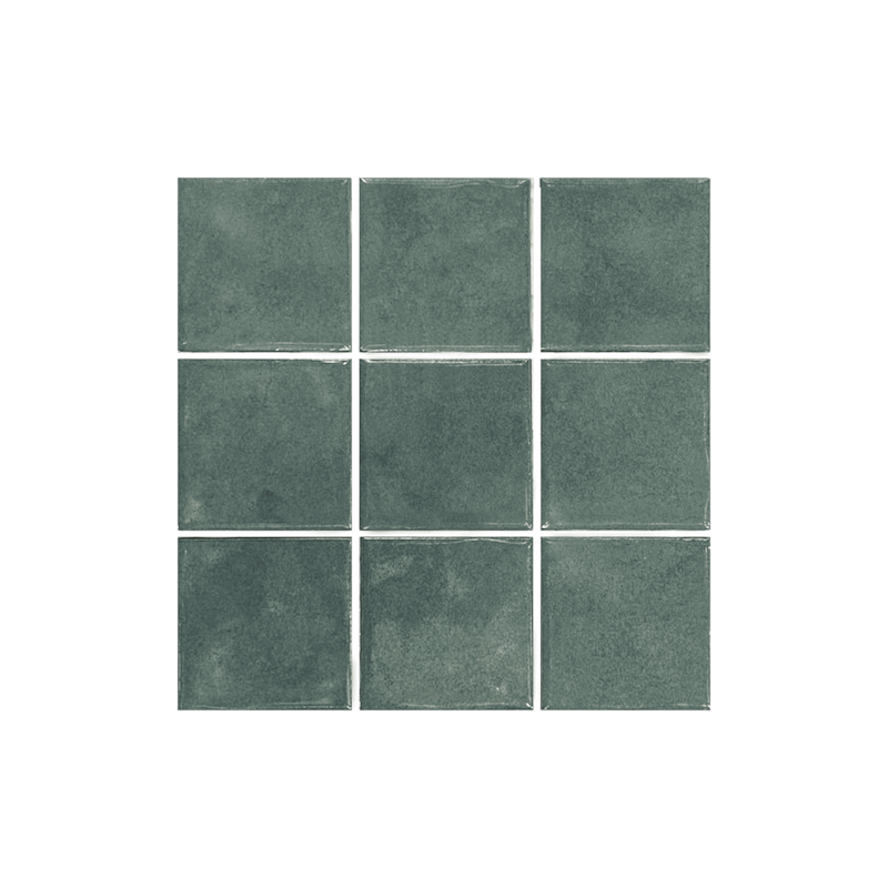 Revestimento 10x10cm Tipo A Diversita Verde Tela 30,7x30,7cm Ceral - 2,07m²