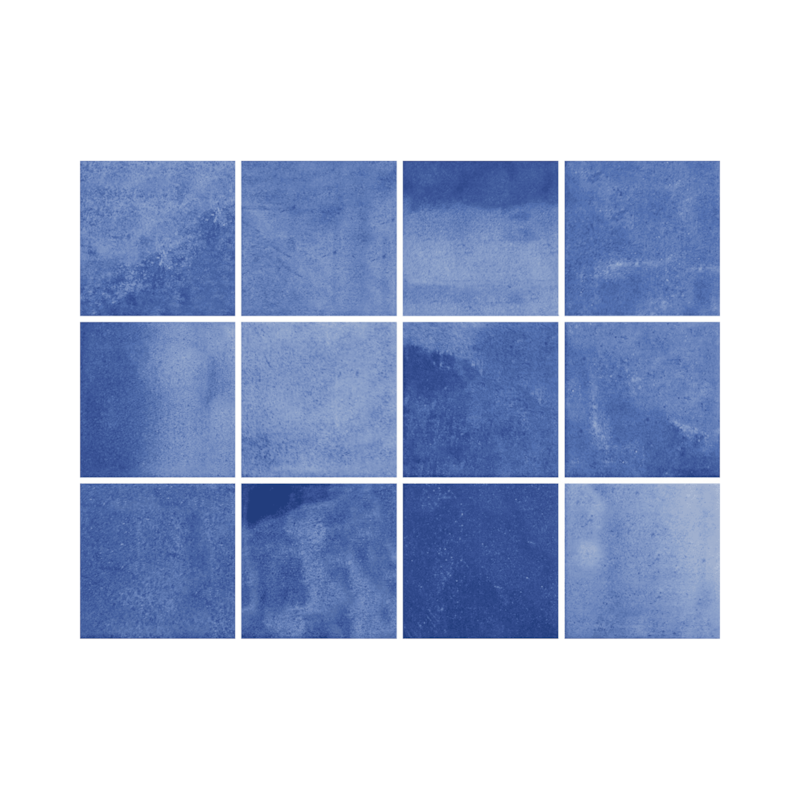 Revestimento 10x10cm Tipo A Noronha Safira Mesh Brilhante Eliane - 1,92m²