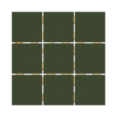 Revestimento 10x10cm Tipo A Verde Brilhante Elizabeth - 1,80m²