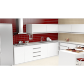 Revestimento 10x10cm Tipo A Vermelho Tela 30,7x30,7cm Ceral - 2,07m²