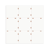 Revestimento 10x10cm Tipo A White Telado Acetinado Ceral - 2,07m²