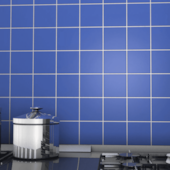 Revestimento 10x1cm Tipo A Azul Royal Telado 30,7x30,7cm Ceral - 2,07m²