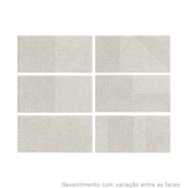 Revestimento 10x20cm Tipo A Oris Gris Mate Eliane - 1,10m²