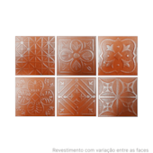 Revestimento 20x20cm Tipo A Petra Pardo Extra Pierini - 1,60m²