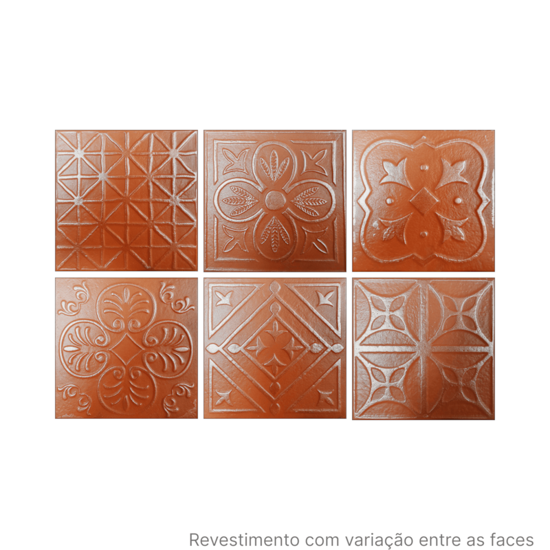 Revestimento 20x20cm Tipo A Petra Pardo Extra Pierini - 1,60m²