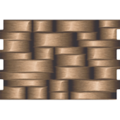 Revestimento 34x50 Tipo A Eko Metal Cobre Pamesa - 1.94m² Revestimento 34x50 Tipo A Eko Metal Cobre Pamesa - 1.94m²