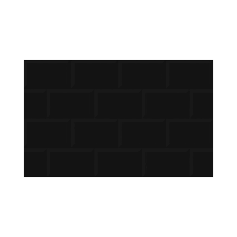 Revestimento 34x60cm Tipo A Azulejo Preto HD Formigres - 2,10m²