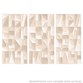 Revestimento 37x74cm Menfi Beige Plus Retificado HD Fioranno - 1,95m²