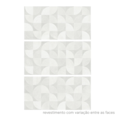 Revestimento 37x74cm Tipo A Arles Gray Plus HD Retificado Idealle - 1,95m²