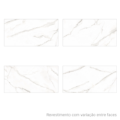 Revestimento 37x74cm Tipo A Selah White Plus HD Cecafi - 1,95m²