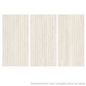 Revestimento 45x90cm Tipo A Flut Travertino Tivoli Biancogres - 2,00m²