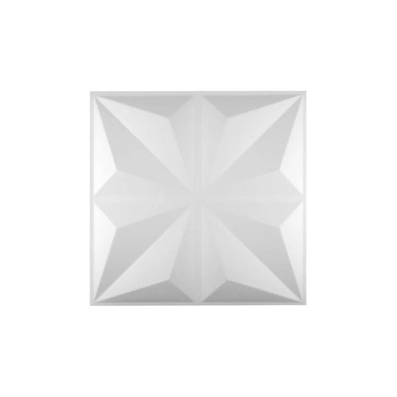 Revestimento 50x50cm 3D Origami 4 Placas Plástico Astra