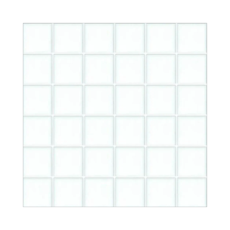 Revestimento 5x5cm em Porcelanato Tipo A Branco Neve Jatobá