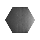 Revestimento Hexagonal Connect Black Ceral - 1,02m² Revestimento Hexagonal Connect Black Ceral - 1,02m²