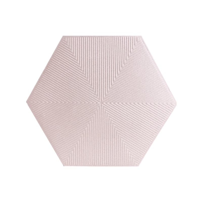 Revestimento Hexagonal Connect Soft Pink Ceral - 1,02m²