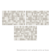 Revetimento 36x58cm Tipo A Pratigi Cinza Lux Retificado Realle - 2,56m²