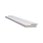 Ripado De Encaixe 5,5CMX2,8M Branco C/2 Und Santa Luzia