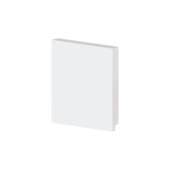 Rodapé Alizar Liso 15x11x240cm Branco Arquitech