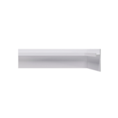 Rodapé Neo de Alumínio 6,2x1,4x300cm Branco Santa Luzia