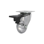 Rodízio Gel Cristal com Freio 30Kg 8123 Colson