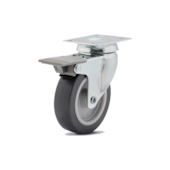 Rodízio PVC com Freio 60Kg 4447 Colson