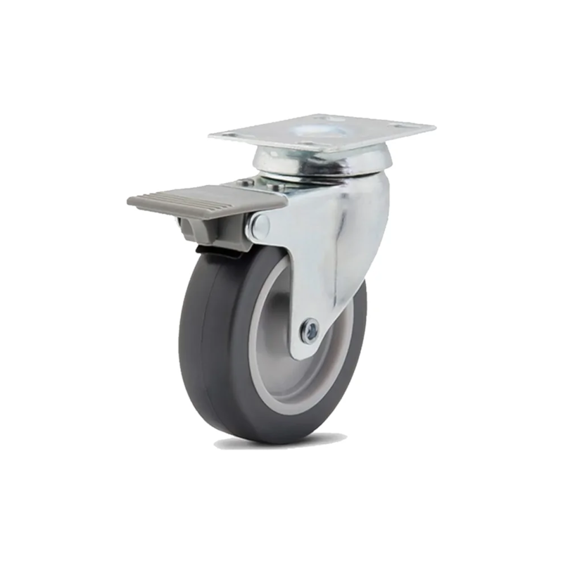 Rodízio PVC com Freio 60Kg 4447 Colson