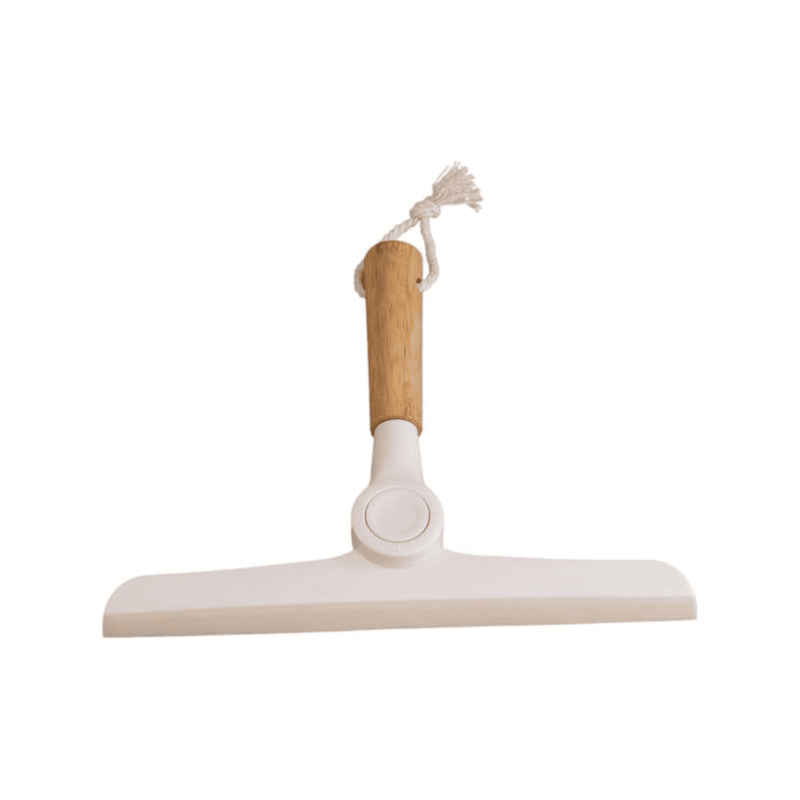 Rodo de Pia Dobravel com Cabo de Bambu Branco Oikos