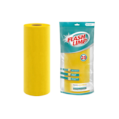Rolo de Pano Multiuso 25 Peças Amarelo Flash Limp