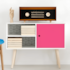 Rolo Laminado de PVC Autoadesivo Pink Magenta Conthey