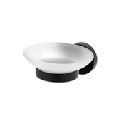 Saboneteira de Parede Slim Preto Fosco Perflex