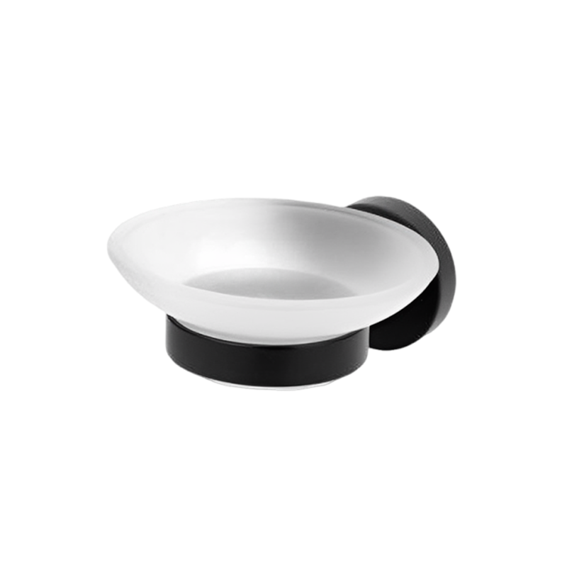 Saboneteira de Parede Slim Preto Fosco Perflex