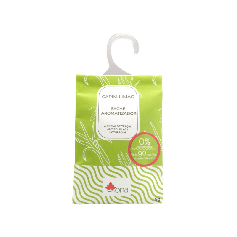 Sach Aromatizador Capim Limão 15g Ona