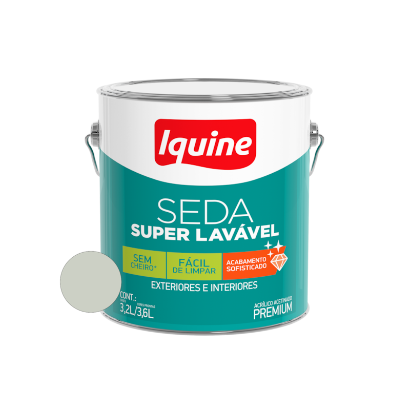 Seda Super Lavável Branco Gelo 3,6L Iquine