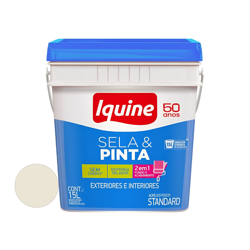 Sela e Pinta Branco Gelo 15L Iquine