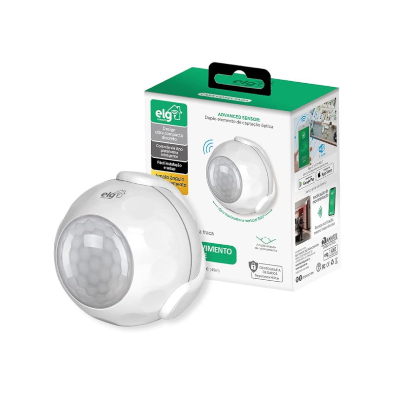 Sensor de Movimento Inteligente Elg