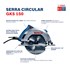 Serra Circular GKS 150 1500W 220V com Bolsa, Disco e Guia Bosch