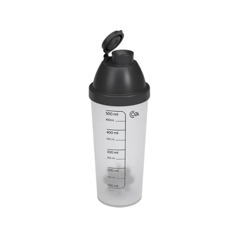 Shakeira com Misturador Nutri 500ml Preto Coza